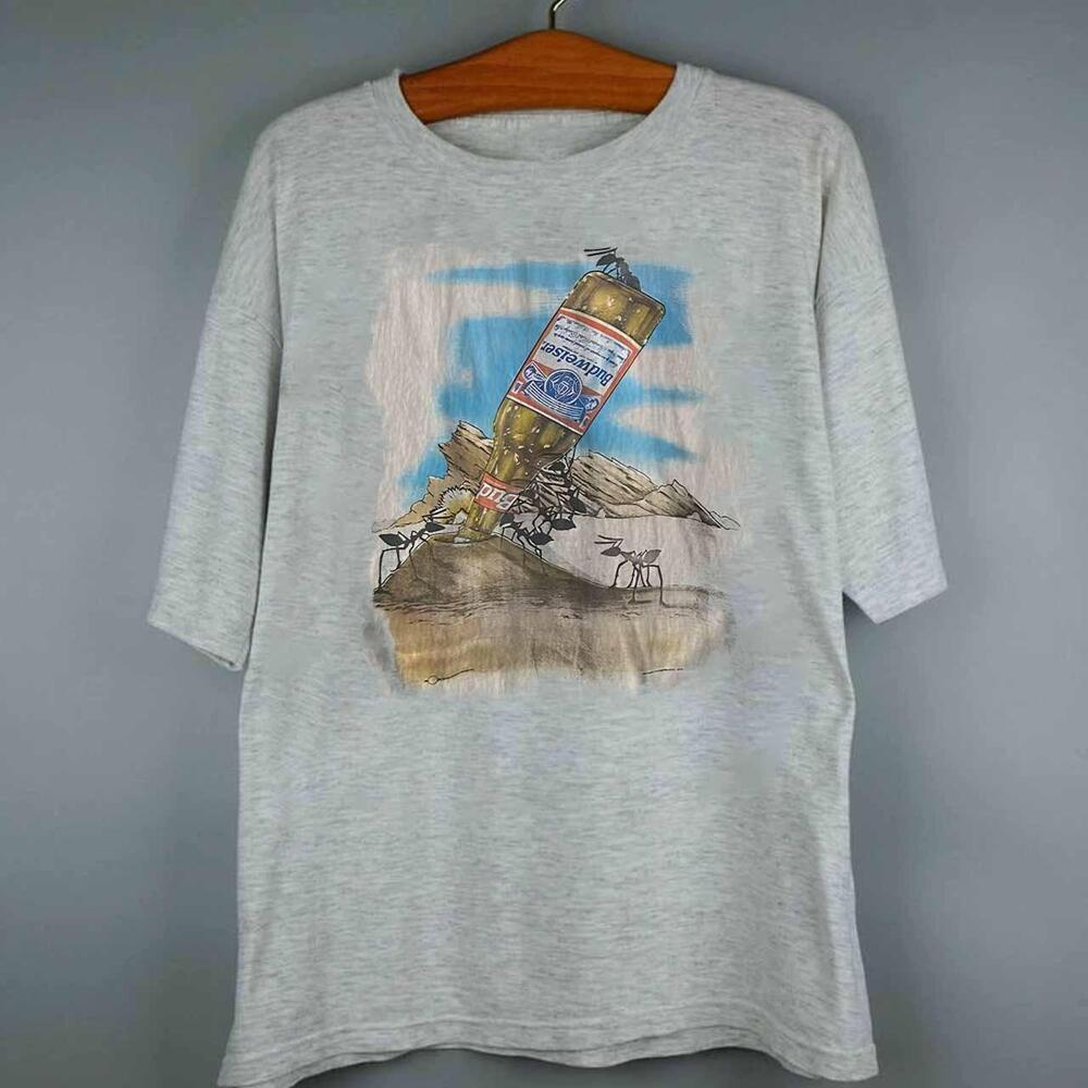 95 Budweiser Ash Grey Shirt